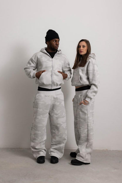 PEARL GREY CAMO HOODIE