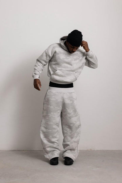 PEARL GREY CAMO PANT