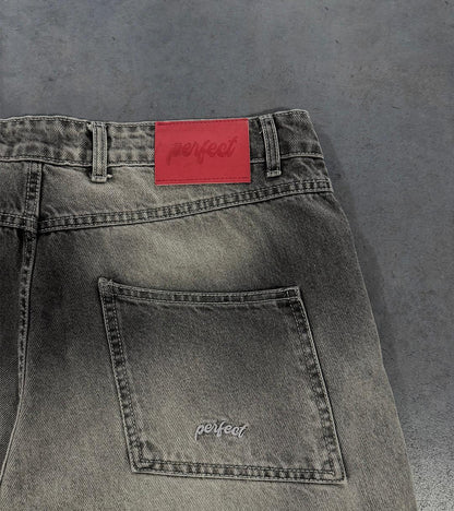 STORM GREY DOUBLE KNEE JEANS