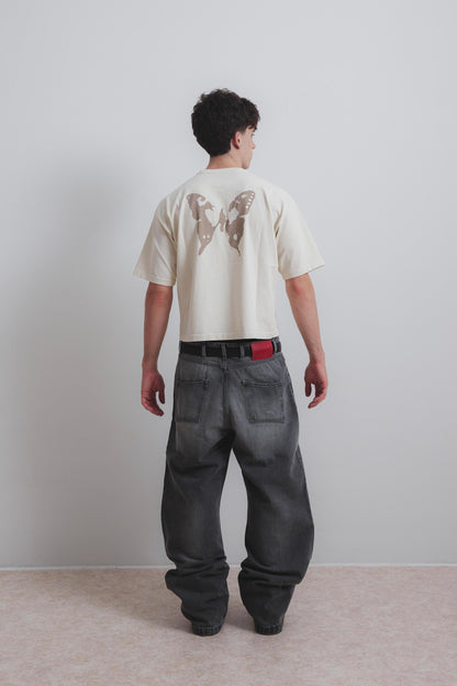 LIGHT SAND BUTTERFLY TEE