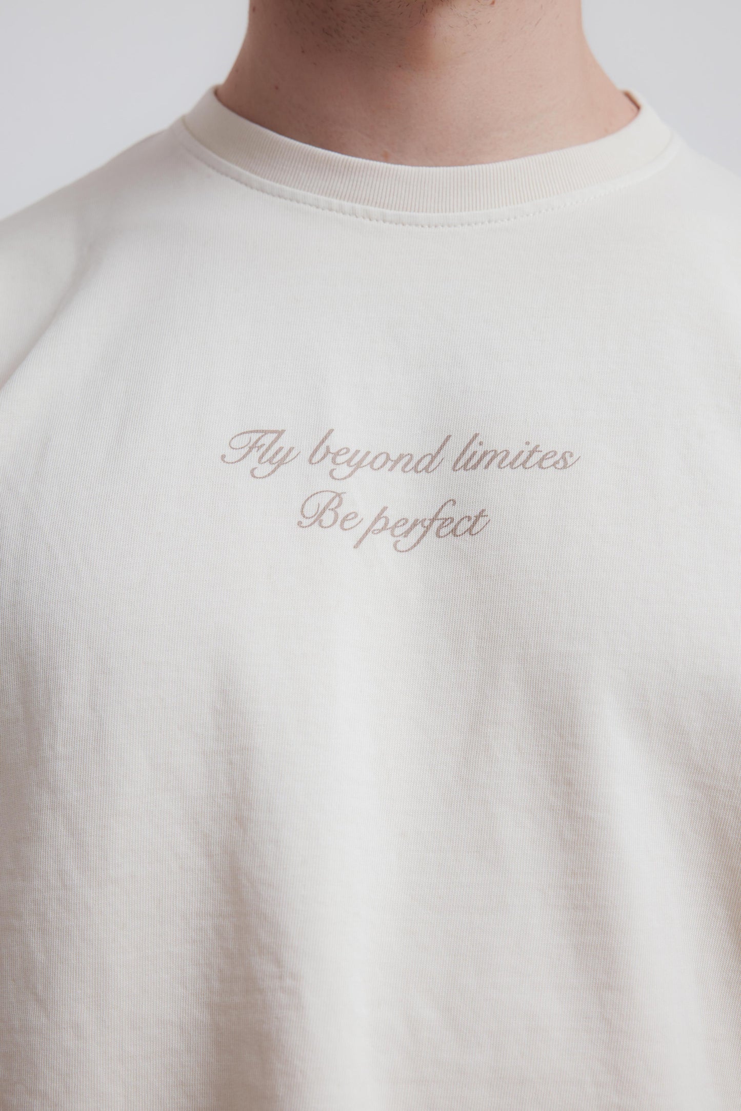 LIGHT SAND BUTTERFLY TEE