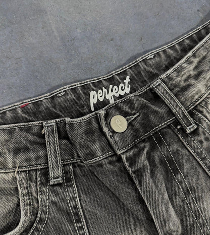 STORM GREY DOUBLE KNEE JEANS