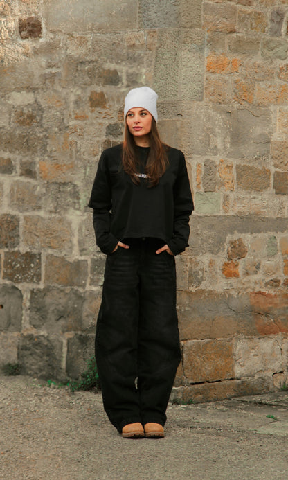 BLACK TRIPLE-W LONGSLEEVE