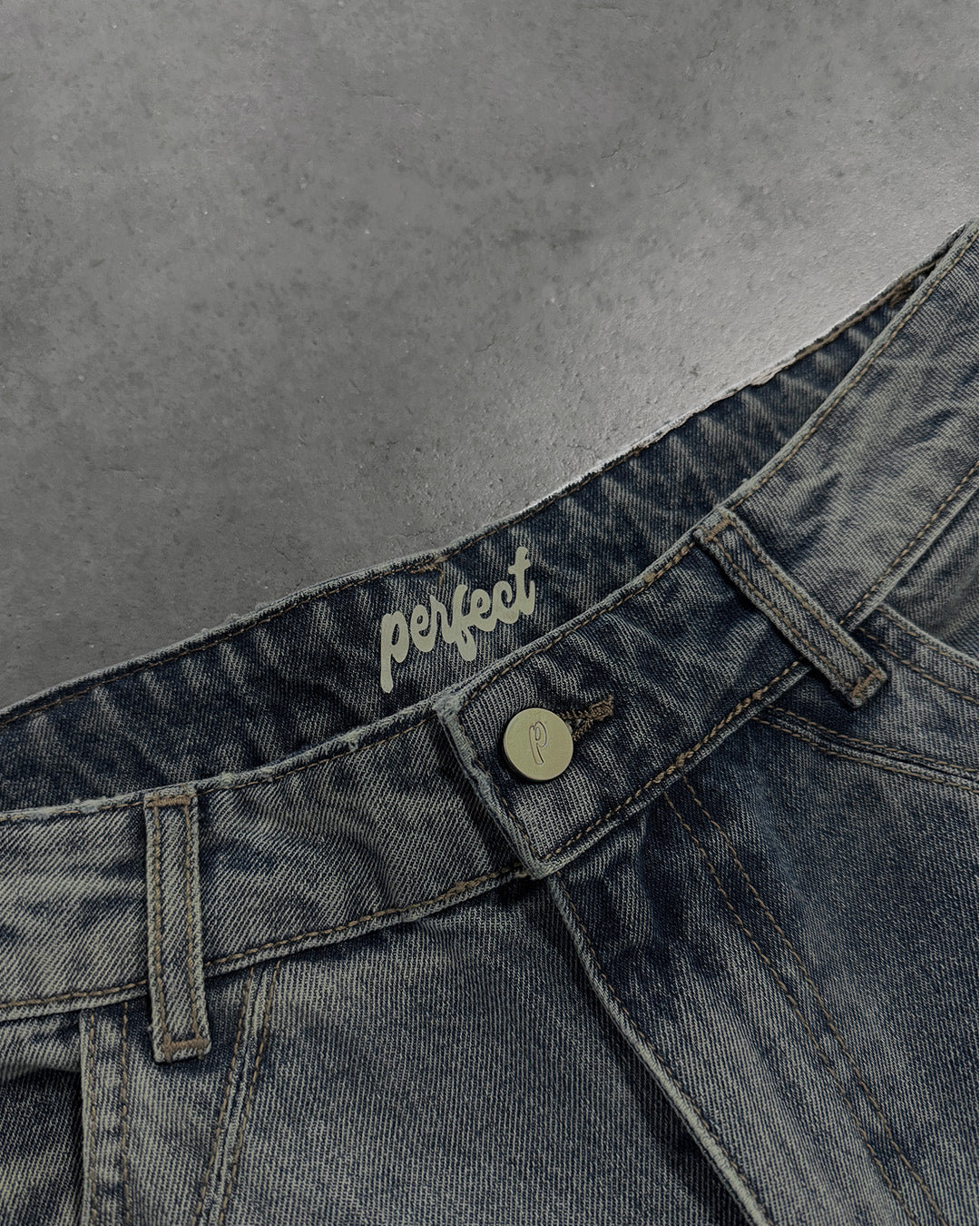 PERSIAN BLUE LINES DENIM JEANS