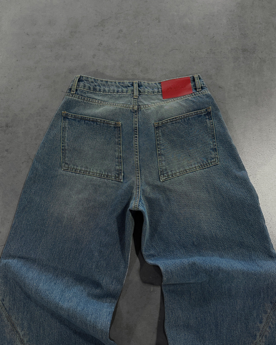 PERSIAN BLUE LINES DENIM JEANS