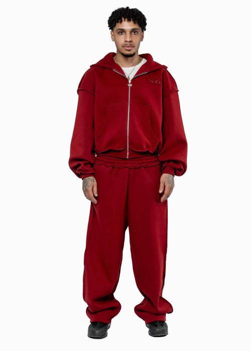 ZIP TRACKSUIT RED